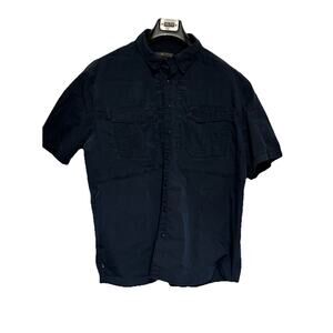 511 Tactical Shirt Mens Navy Short Sleeve Shirt Ripstop Work Hunting Outdoors 2X